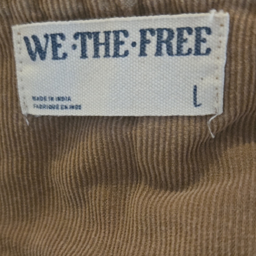 We The Free Tan Corduroy Trousers